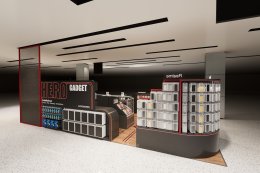 Design, manufacture and install stores: Hero Gadget Shop (Central World), Bangkok